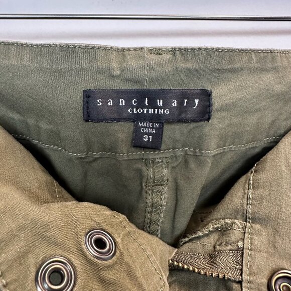 Sanctuary Drab Green Pants Waist 31 - Picture 11 of 12